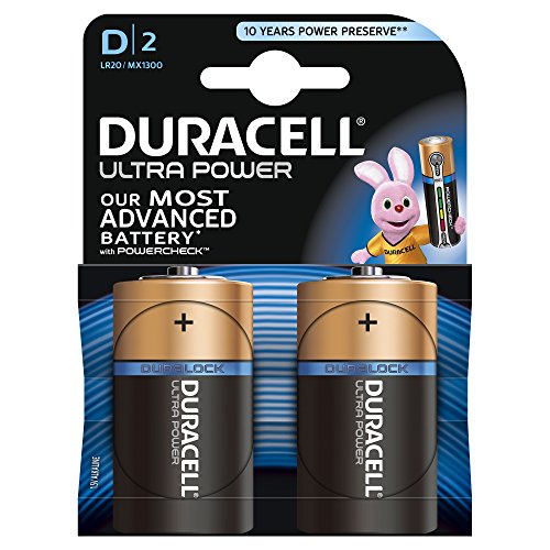 Duracell - Pila Alcalina Blister Duracell Ultra Power D - Lr20 - Blister De 2-1.5V 18Ah - Blister(S) X 2