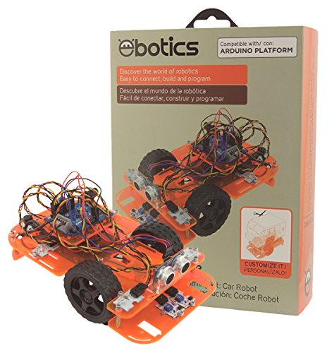 Ebotics Code&Drive - Kit de robótica y programación DiY con el cual construyes un coche robot y programas su comportamiento