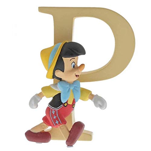 Enchanting Disney , Figura de Pinocho "P", Para coleccionar, Home Deco, Enesco