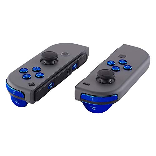 eXtremeRate Botones para Nintendo Switch Botón ABXY Botón de Dirección Botón de Disparador Resorte reemplazo Teclas SR SL L R ZR ZL con Herramientas para JoyCon, No Incluye Carcasa(Azul Cromo) eXtremeRate Botones para Nintendo Switch Botón ABXY Botón de Dirección Botón de Disparador Resorte reemplazo Teclas SR SL L R ZR ZL con Herramientas para JoyCon, No Incluye Carcasa(Azul Cromo)