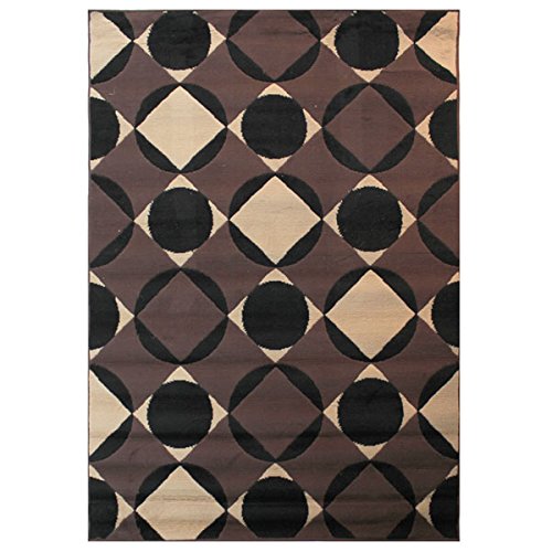 Flair Rugs Element - Alfombra de Carnaby, Color Chocolate, 80 x 150 cm