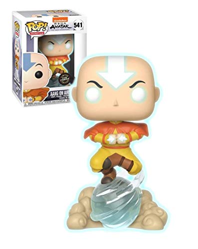 Funko Pop! Avatar The Last Airbender Aang on Airscooter brilla en la oscuridad GITD Chase edición especial pegatina figura