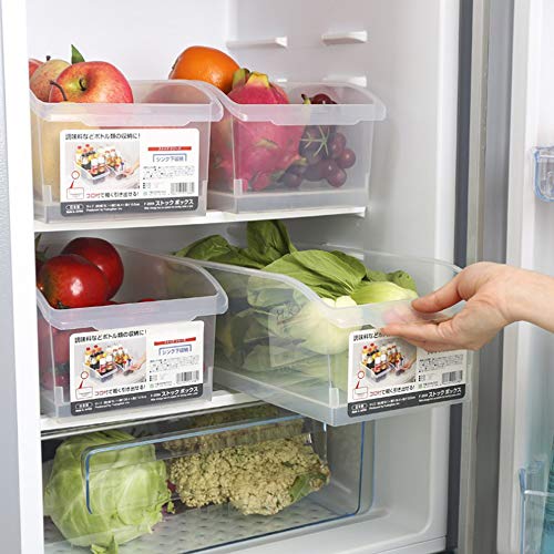 Futaikang Cocina, Recipiente para Alimentos, Nevera contenedor para congelador, Transparente, Ahorra Espacio, de plástico para Fijar a los estantes del frigorífico y congelador Futaikang Cocina, Recipiente para Alimentos, Nevera contenedor para congelador, Transparente, Ahorra Espacio, de plástico para Fijar a los estantes del frigorífico y congelador