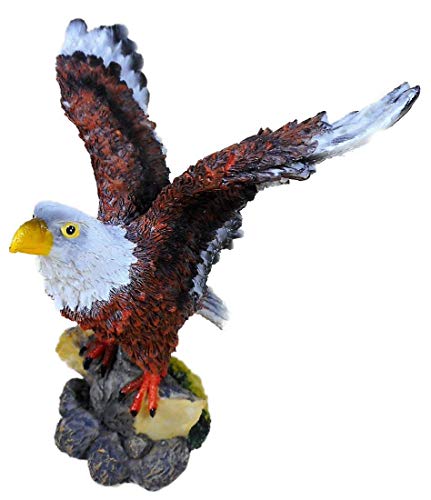 GAC Aguila 12311 A - Figura decorativa (14 x 13 cm), diseño de águila