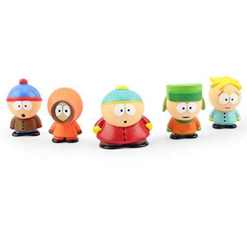 Generies 5pcs South Park Kenny Eric Figura Colección Juguete