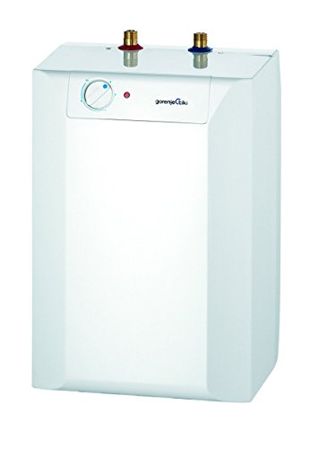 Gorenje - Acumulador de agua caliente, depósito interior, 2 kW, resistente a la presión, 1 unidad, color blanco, Blanco, TEGS 10 U