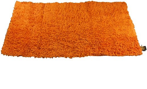 Gözze 1010-0764-72 - Alfombrilla Multiusos (Hilo de Lana), 70 x 120 cm, Color Naranja