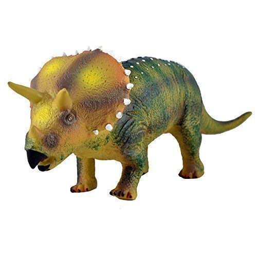 Grande 50.8cm (52cm) SUAVE CON RELLENO GOMA Dinosaurio Triceratops Juego Juguete Figura de acción