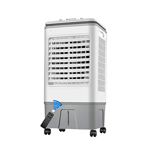 GXYAWPJ Ventilador De Enfriamiento Ventilador De Enfriamiento De 80 Vatios Más Refrigeración por Agua Unidad De Aire Acondicionado Industrial Y Comercial Doméstica con Control Remoto, Pequeña