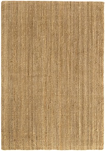 HAMID Alfombra Yute Kerala - Alfombra 100% Fibra de Yute (Natural, 160x230cm) HAMID Alfombra Yute Kerala - Alfombra 100% Fibra de Yute (Natural, 160x230cm)