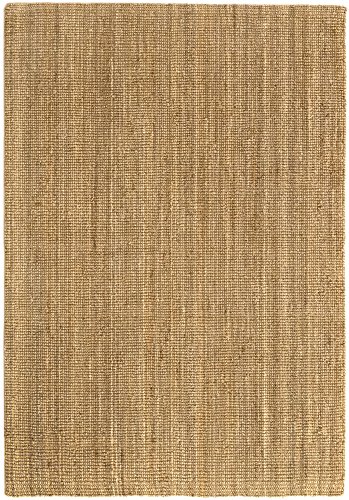 HAMID Alfombra Yute Kerala - Alfombra 100% Fibra de Yute (Natural, 160x230cm)