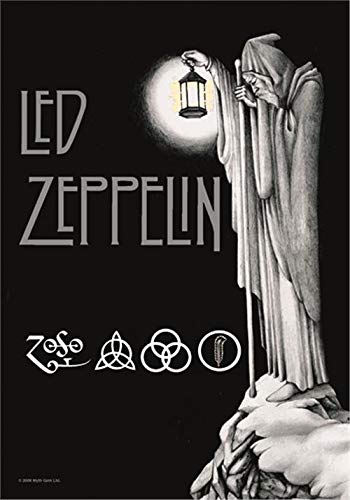 Heart Rock Bandera original LED Zeppelin Stairway To, tela, multicolor, 110 x 75 x 0,1 cm