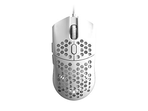 HK Gaming Sirius M - Ratón para videojuegos (12 000 cpi, 6 botones, 54 g), color blanco HK Gaming Sirius M - Ratón para videojuegos (12 000 cpi, 6 botones, 54 g), color blanco