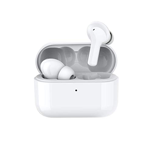 Honor Choice Earbuds TWS Auriculares Inalámbricos Bluetooth 5.0, Reducción de Ruido, llamadas de Micrófono dual, Resistente al Agua IP54 Blanco