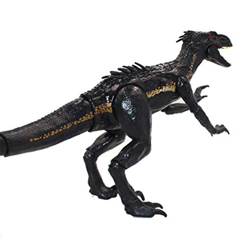 Hoonee Juguete de dinosaurio Jurassic Park de 15 cm, figura de acción móvil conjunta de juguete, regalo de juguete clásico para niños adhesivo depared de dinosaurio