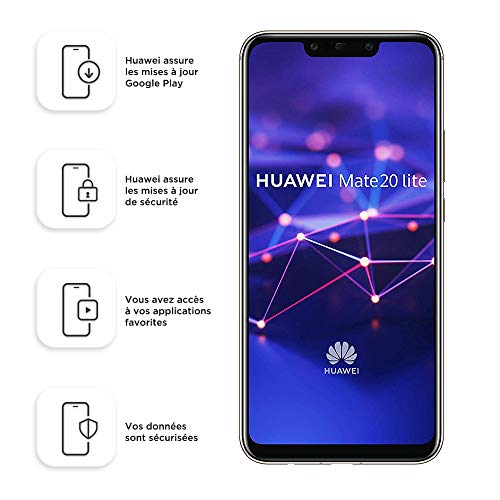 Huawei Mate20Lite 4 GB/64 GB Dual SIM Smartphone - Platinum Gold (West European)