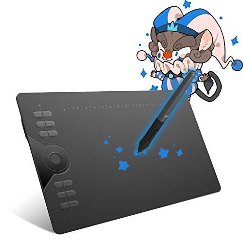 HUION HS610 Tableta Gráfica de Dibujo de 10 x 6,25 Pulgadas, con Función de Inclinación, 28 Teclas Rápidas y 1 Anillo Táctil Para Dedo,Uso Ideal para Educación a Distancia y Conferencias Matrimoniales HUION HS610 Tableta Gráfica de Dibujo de 10 x 6,25 Pulgadas, con Función de Inclinación, 28 Teclas Rápidas y 1 Anillo Táctil Para Dedo,Uso Ideal para Educación a Distancia y Conferencias Matrimoniales
