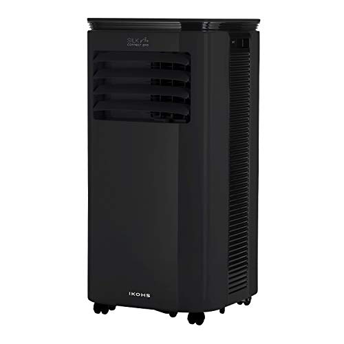 IKOHS SILKAIR Connect Pro - Aire Acondicionado Portátil, 9000BTU, 2270 Frigorías con 4 Modos de Aire Acondicionado, Calefactor, Ventilador, y Deshumidificador hasta 24 L/día, Silencioso, WiFi