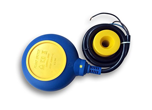 Interruptor flotante PVC, conmutador avisador alarma de nivel de agua con cable de 5m 250V 16A