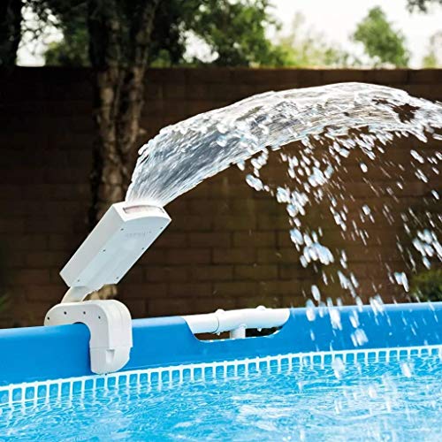 Intex 28089 - Cascada agua vertical con luces led multicolor piscinas 4 colores: Metal y Ultra Frame