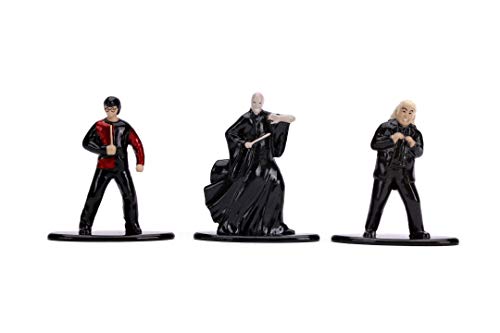 Jada Toys Juego de 3 Figuras coleccionables de Harry Potter, Peter Pettigrew, Voldemort, 4 cm, a Partir de 8 años (253182000)