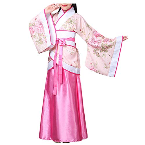 Janjunsi Chino Estilo Hanfu - Tradicional Antiguo Princesa Traje de Rendimiento Vestido de Baile Cosplay Ropa