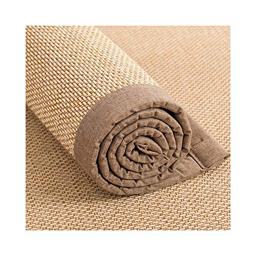 JIAJUAN Japonés Tradicional Natural Bambú Fibra Antideslizante Grueso Salon Sala Mesa De Café Piso Alfombra Estera Verano Zona Alfombras (Color : B, Tamaño : 150x200cm) JIAJUAN Japonés Tradicional Natural Bambú Fibra Antideslizante Grueso Salon Sala Mesa De Café Piso Alfombra Estera Verano Zona Alfombras (Color : B, Tamaño : 150x200cm)