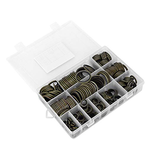 Juego de juntas tóricas de sellado 240 piezas 6 8 10 12 14 16 18 20 22 24 27 30 mm Junta tórica de sellado de goma metálica Juego de juntas de tapón de drenaje Juego de juntas tóricas de sellado 240 piezas 6 8 10 12 14 16 18 20 22 24 27 30 mm Junta tórica de sellado de goma metálica Juego de juntas de tapón de drenaje
