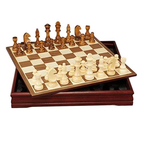 Juegos tradicionales Ajedrez Ajedrez tablero de madera de la caja portable tablero de ajedrez fácil de almacenar piezas de ajedrez al aire libre for adultos Diseño Junta de Competencia Profesional Jue Juegos tradicionales Ajedrez Ajedrez tablero de madera de la caja portable tablero de ajedrez fácil de almacenar piezas de ajedrez al aire libre for adultos Diseño Junta de Competencia Profesional Jue