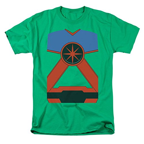 Justice League - Martian Manhunter Costume tee T-Shirt Size M,Camisetas y Tops(X-Large)