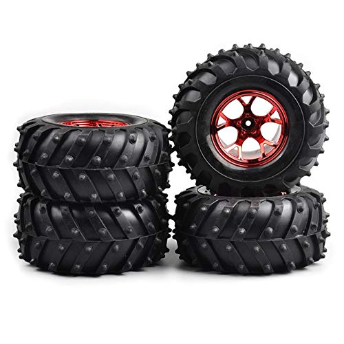 KangKangPL RC 4pcs / Set Escala 1:10 neumático de Goma del Borde de la Rueda con 12 mm Hexagonal Encaja 1/10 del Coche camión Modelo de Piezas y Accesorios para Coche de Juguete Modelo de camión KangKangPL RC 4pcs / Set Escala 1:10 neumático de Goma del Borde de la Rueda con 12 mm Hexagonal Encaja 1/10 del Coche camión Modelo de Piezas y Accesorios para Coche de Juguete Modelo de camión