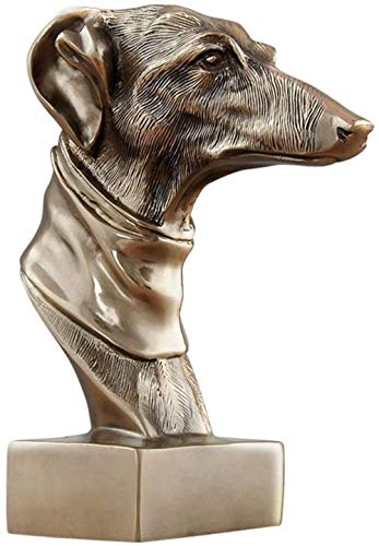 kglkb Escultura Decorativa Salon,Estatuas Creativas Decoración Escultura-Fundición Escultura De Hierro Estatua Coleccionable Figurita Figura Escultura Cachorro Raro