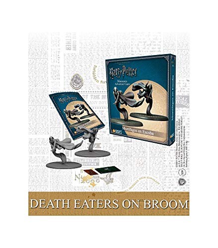 Knight Models Juego de Mesa - Miniaturas Resina Harry Potter Muñecos Mini Adventure-Death Eaters on Broom Version Inglesa