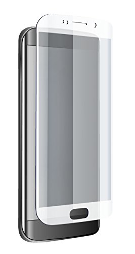 Ksix B8575SC07B - Protector de pantalla de vidrio templado para Samsung Galaxy S7, color blanco