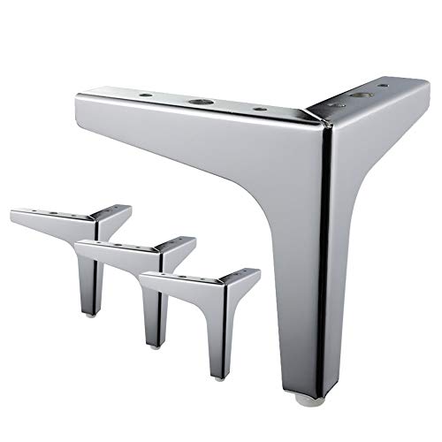 La Vane - Juego de 4 patas de metal, diseño moderno, con triángulo, para sustitución o hacer tus propios muebles, armario, sofá, silla, otomana La Vane - Juego de 4 patas de metal, diseño moderno, con triángulo, para sustitución o hacer tus propios muebles, armario, sofá, silla, otomana