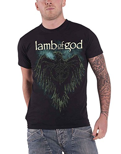 Lamb Of God T Shirt Phoenix Rising Band Logo Nuevo Oficial de los Hombres