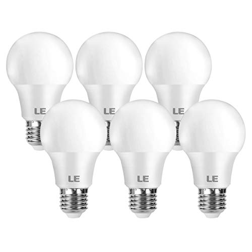 LE Bombilla LED E27, lámpara LED de 8,5 W y 806 lúmenes, Reemplaza la lámpara de 60 W, Blanco cálido 2700 K, lámpara de ahorro de energía de haz de 180 °, Paquete de 6 LE Bombilla LED E27, lámpara LED de 8,5 W y 806 lúmenes, Reemplaza la lámpara de 60 W, Blanco cálido 2700 K, lámpara de ahorro de energía de haz de 180 °, Paquete de 6