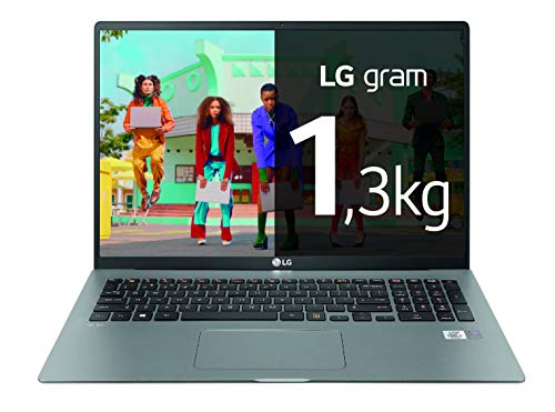 LG gram 17Z95N-G-AA78B - Portátil Ultraligero de 17" WQXGA IPS (1.3 kg, autonomía 17h, Intel i7 11ª Gen., Iris Xe Graphics, 16GB RAM, 512GB SSD NVMe, Windows 10 Home+) Plata - Teclado Español