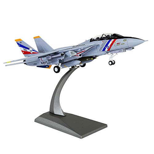 Lose Fun Park 1: 100 Modelo de avión Militar America F-14 Tomcat Aleación Fundida a Presión Modelo de avión de Combate