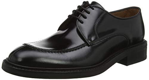 Lottusse L6711, Zapatos de Cordones Derby para Hombre, Negro (Jocker P. Negro Jocker P. Negro), 41 EU