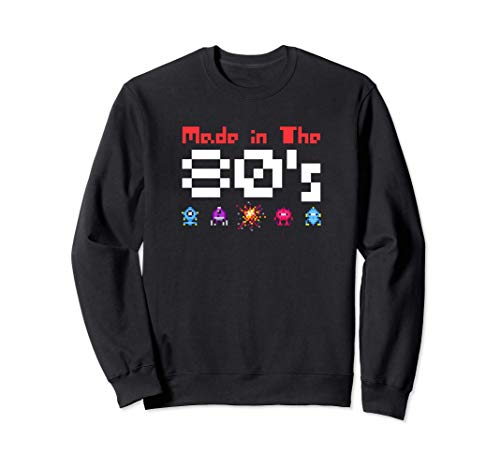 Made in the 80's Divertido Disfraz años 80 para Hombre Mujer Sudadera