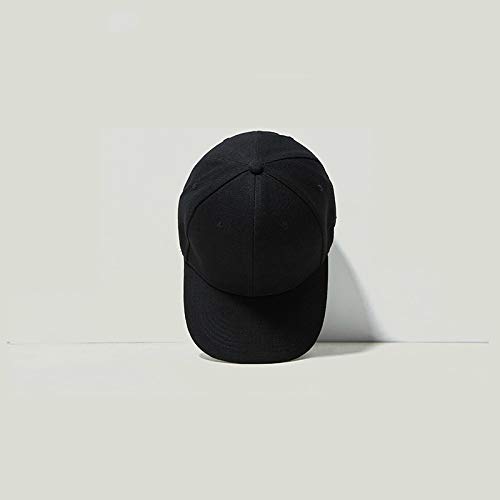 Marca Tide Serie Color sólido minimalismo 9 Colores Sombreros de Sombrero curvos Pareja Ocio Viaje Sombrero código Negro