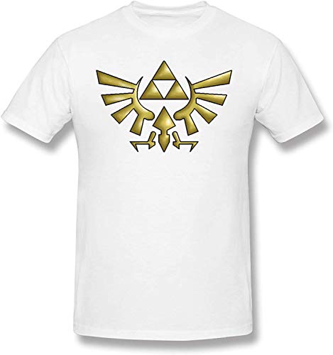 Men's T-Shirt The Legend of Zelda Wind Waker HD Casual Short Sleeve tee,White,XX-Large