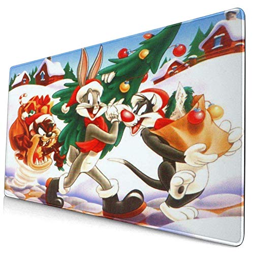 Mouse Pad,Loo-Ney Tun-Es Christmas Mouse Pads,Smooth Washable Gaming Mouse Mat For Office Computer,40x75cm