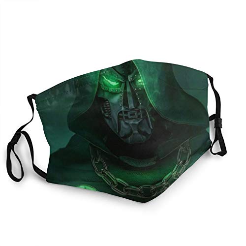 "N/A" Doctor Doom Face Scarfs Washable Reusable Safety Scarfs Bandana Face Scarf For Men Dustproof Windproof and UV Protection New 2021 Gifts