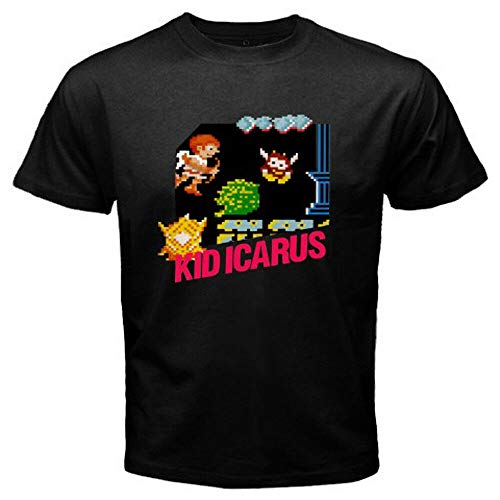 New Kid Icarus NES Retro Action Game Men's Black T-Shirt Size S To 3XL BlackL
