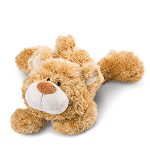 NICI 46513 Acostado de 30 cm I Oso Café Tradicional I Juguete Suave Esponjoso, niños y bebés I Osos de Peluche Rellenos, Color marrón