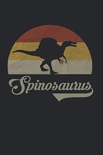 Notizbuch: Vintage Spinosaurus Dinosaurier Notizbuch DIN A5 120 Seiten für Notizen Zeichnungen Formeln | Organizer Schreibheft Planer Tagebuch