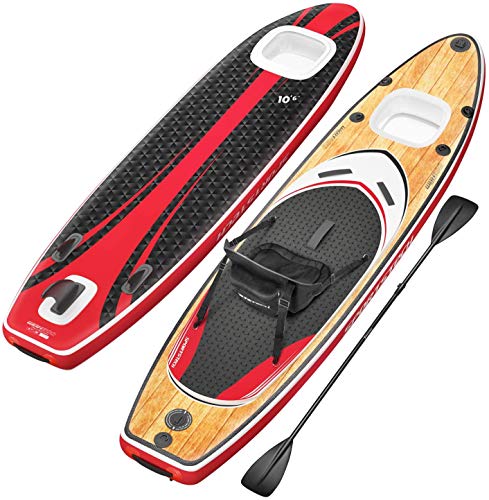 ¡Novedad de feria ISPO 2020! Premium Tabla Hinchable Paddle Surf WBX con Ventana 2en1 | Agarre para cámara + 9en1 Set SUP | Marca de calidad alemana | Tabla inflable Stand Up Paddle| Asiento de kayak