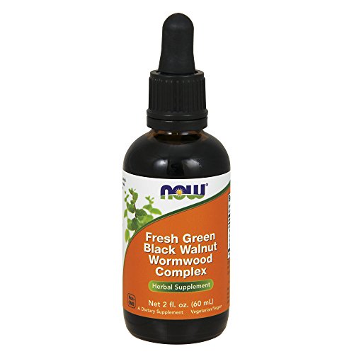 NOW Verde Negro Nogal Ajenjo Complex Herbal Suplemento 60 ml